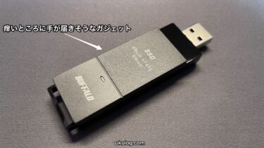 【痒いところに手が届きそうなガジェット】バッファロー の外付けSSD「SSD-PUT500U3-B/N」をレビューします。